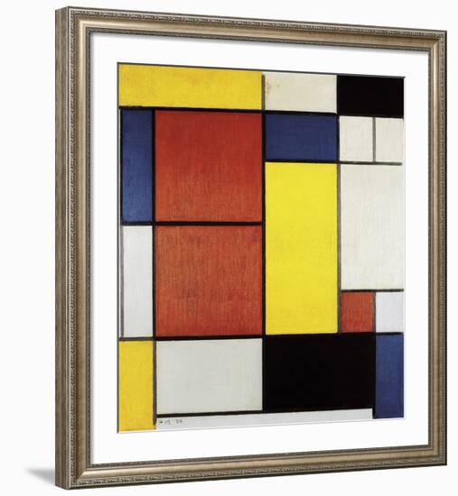 Composition II, 1920-Piet Mondrian-Framed Premium Giclee Print