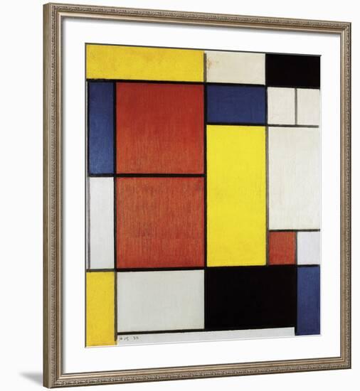 Composition II, 1920-Piet Mondrian-Framed Premium Giclee Print