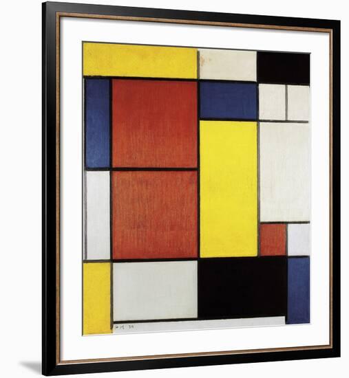 Composition II, 1920-Piet Mondrian-Framed Premium Giclee Print