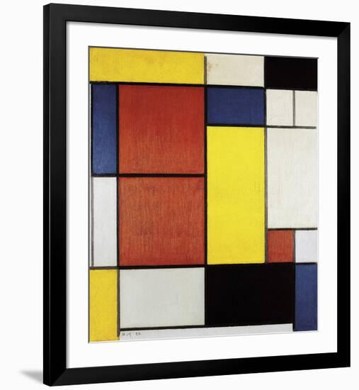 Composition II, 1920-Piet Mondrian-Framed Premium Giclee Print