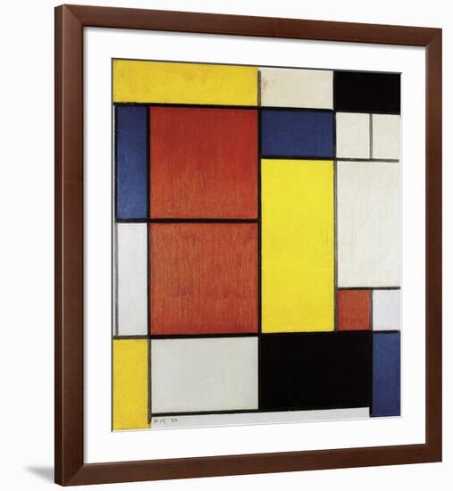 Composition II, 1920-Piet Mondrian-Framed Premium Giclee Print