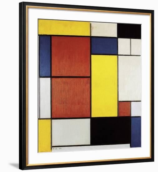 Composition II, 1920-Piet Mondrian-Framed Premium Giclee Print