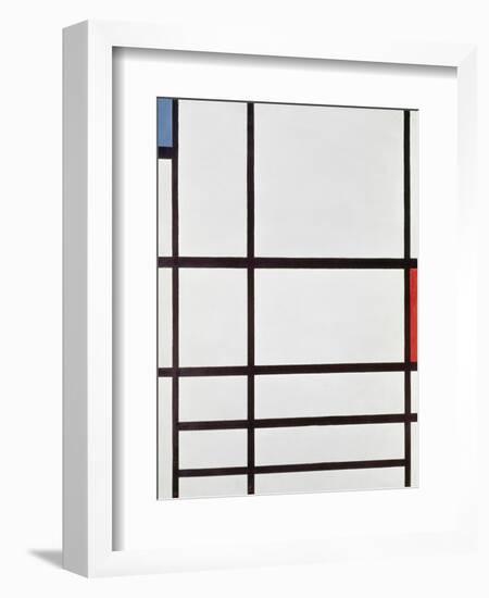 Composition Ii,, 1937-Piet Mondrian-Framed Giclee Print