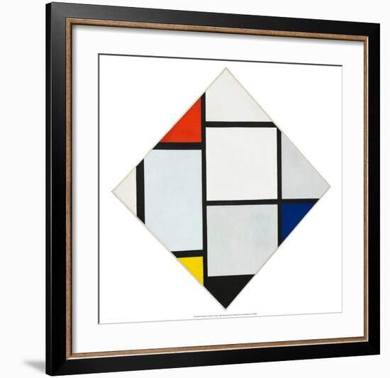 Composition II in Red, Blue, and Yellow, 1930-Piet Mondrian-Framed Art Print