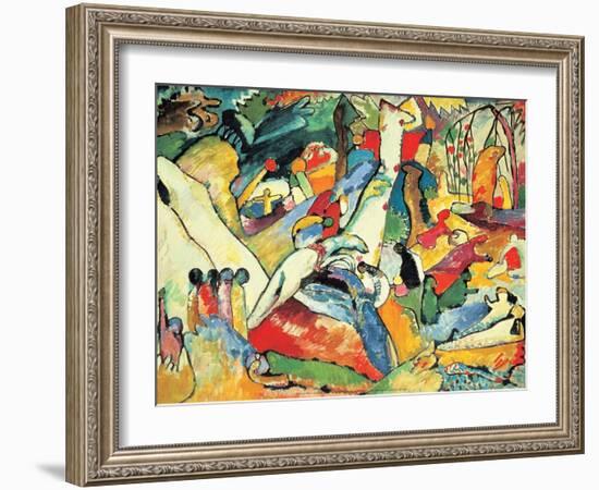 Composition II Sketch, 1910-Wassily Kandinsky-Framed Art Print