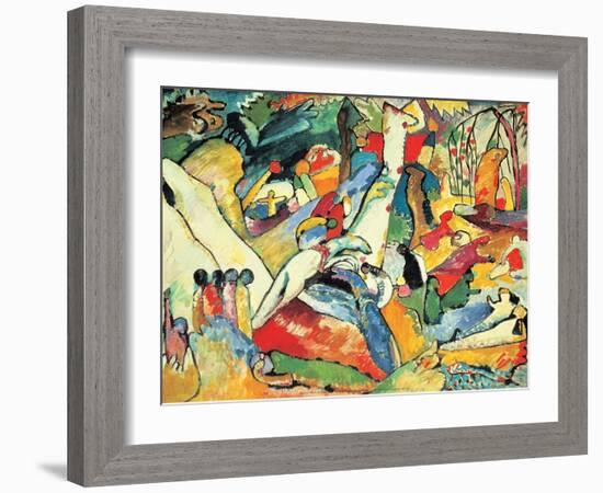 Composition II Sketch, 1910-Wassily Kandinsky-Framed Art Print