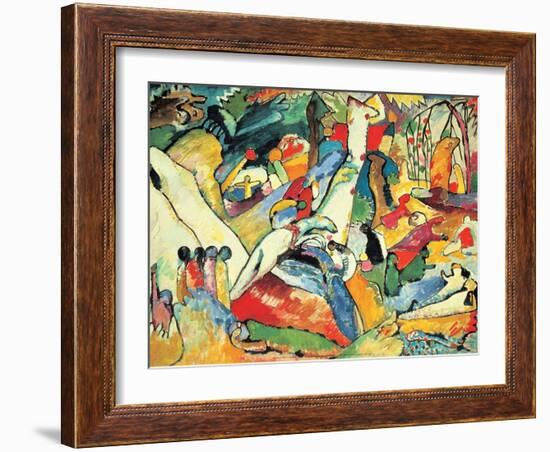 Composition II Sketch, 1910-Wassily Kandinsky-Framed Art Print