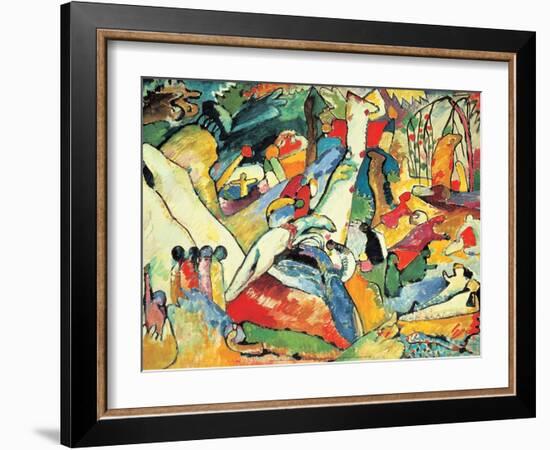 Composition II Sketch, 1910-Wassily Kandinsky-Framed Art Print