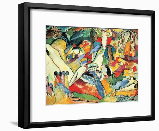 Composition II Sketch, 1910-Wassily Kandinsky-Framed Art Print