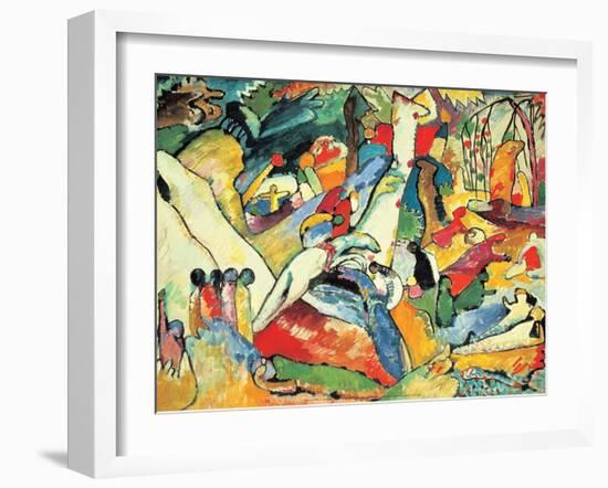 Composition II Sketch, 1910-Wassily Kandinsky-Framed Art Print