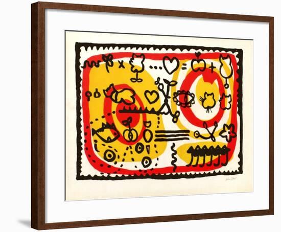 Composition II-Nelson Blanco-Framed Collectable Print