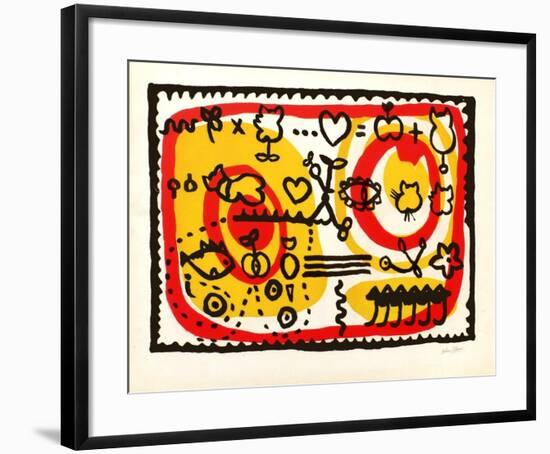 Composition II-Nelson Blanco-Framed Collectable Print