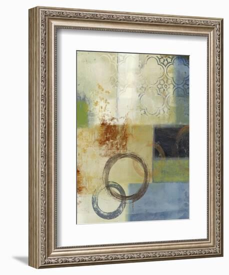 Composition in Blue II-Andrew Michaels-Framed Art Print