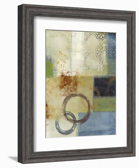 Composition in Blue II-Andrew Michaels-Framed Art Print