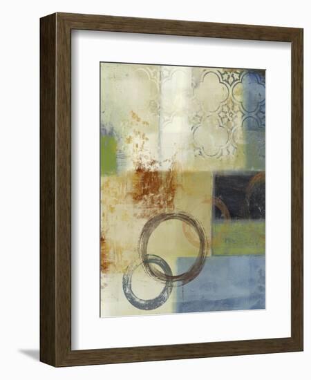 Composition in Blue II-Andrew Michaels-Framed Art Print