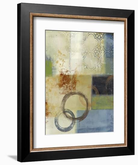 Composition in Blue II-Andrew Michaels-Framed Art Print