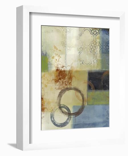 Composition in Blue II-Andrew Michaels-Framed Art Print