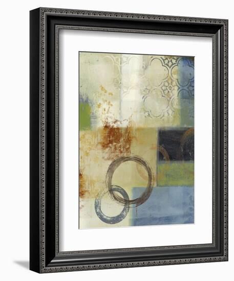 Composition in Blue II-Andrew Michaels-Framed Art Print