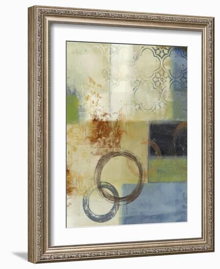 Composition in Blue II-Andrew Michaels-Framed Art Print