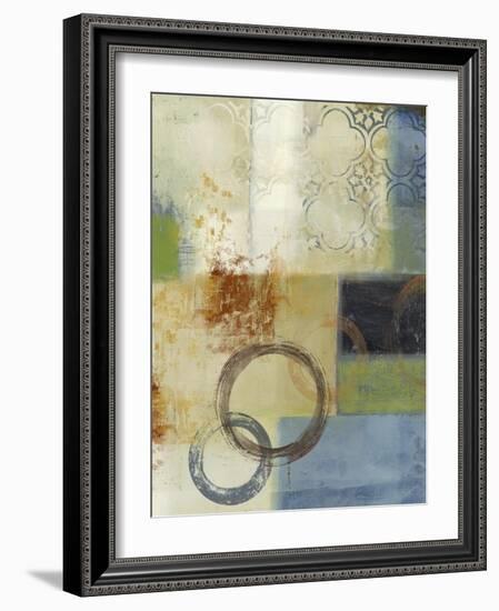 Composition in Blue II-Andrew Michaels-Framed Art Print