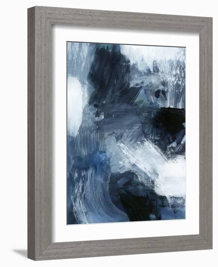 Composition in Blue III-Victoria Barnes-Framed Art Print