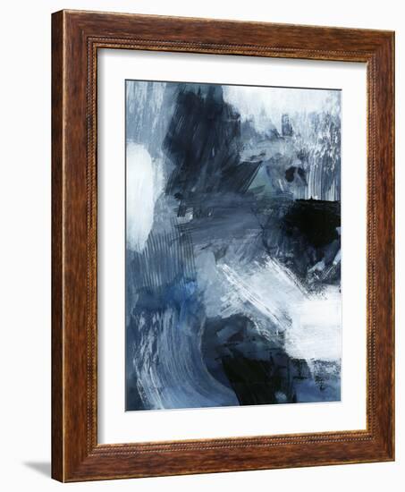 Composition in Blue III-Victoria Barnes-Framed Art Print