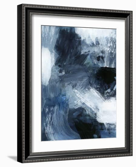 Composition in Blue III-Victoria Barnes-Framed Art Print