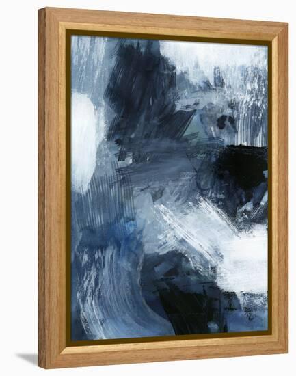 Composition in Blue III-Victoria Barnes-Framed Stretched Canvas