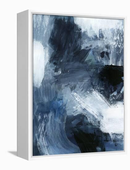 Composition in Blue III-Victoria Barnes-Framed Stretched Canvas