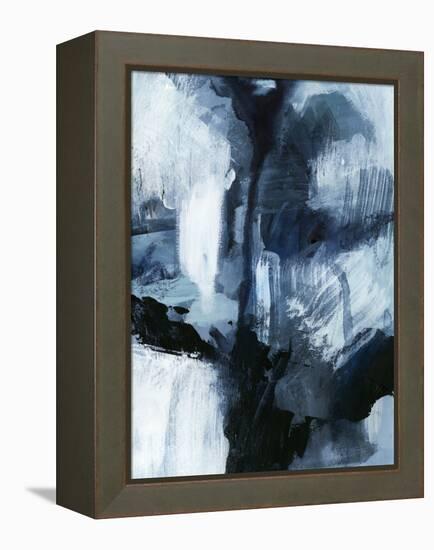 Composition in Blue IV-Victoria Barnes-Framed Stretched Canvas