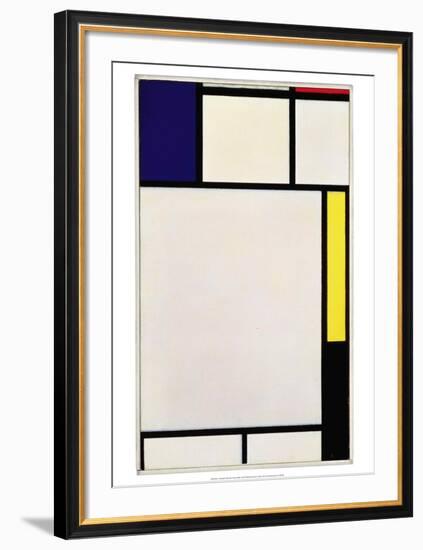 Composition in Blue, Red, Yellow and Black, 1922-Piet Mondrian-Framed Art Print