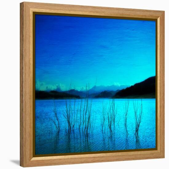 Composition in Blue-Philippe Sainte-Laudy-Framed Premier Image Canvas