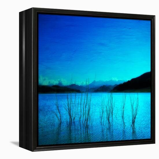 Composition in Blue-Philippe Sainte-Laudy-Framed Premier Image Canvas