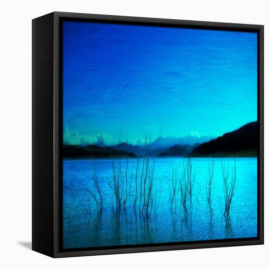 Composition in Blue-Philippe Sainte-Laudy-Framed Premier Image Canvas