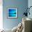 Composition in Blue-Philippe Sainte-Laudy-Framed Photographic Print displayed on a wall