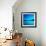 Composition in Blue-Philippe Sainte-Laudy-Framed Photographic Print displayed on a wall