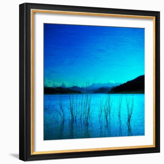 Composition in Blue-Philippe Sainte-Laudy-Framed Photographic Print