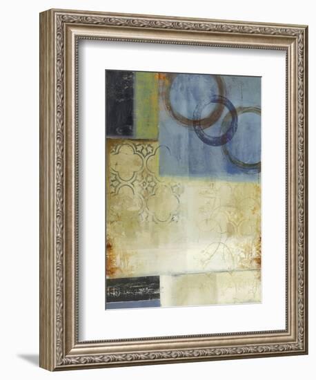 Composition in Blue-Andrew Michaels-Framed Art Print