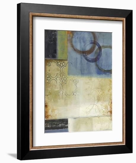 Composition in Blue-Andrew Michaels-Framed Art Print