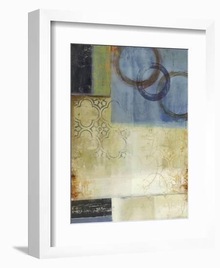 Composition in Blue-Andrew Michaels-Framed Art Print