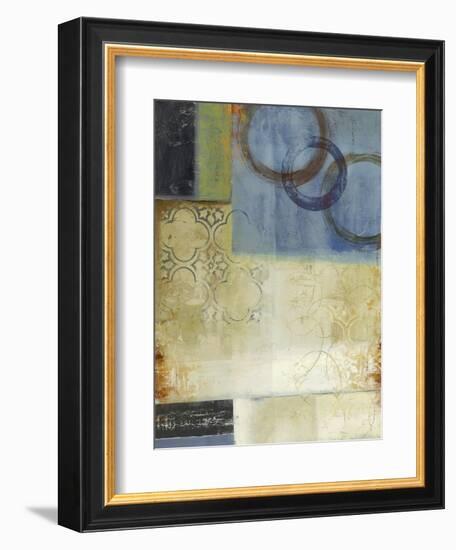 Composition in Blue-Andrew Michaels-Framed Art Print