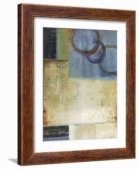 Composition in Blue-Andrew Michaels-Framed Art Print