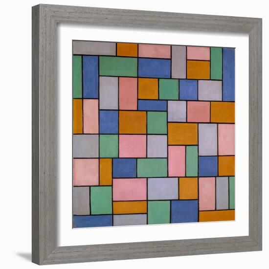 Composition in Dissonances, 1919-Theo Van Doesburg-Framed Giclee Print