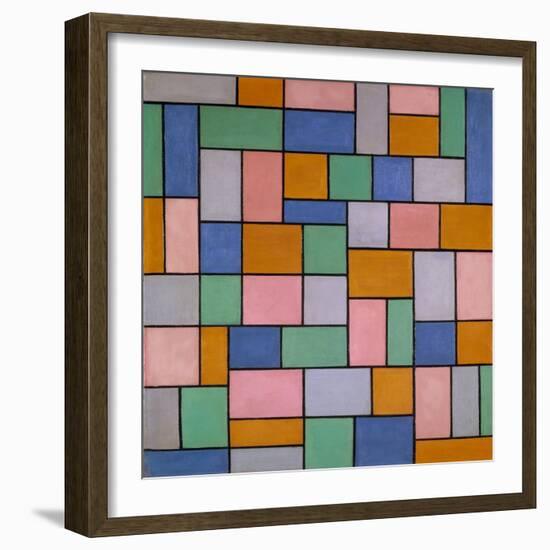 Composition in Dissonances, 1919-Theo Van Doesburg-Framed Giclee Print