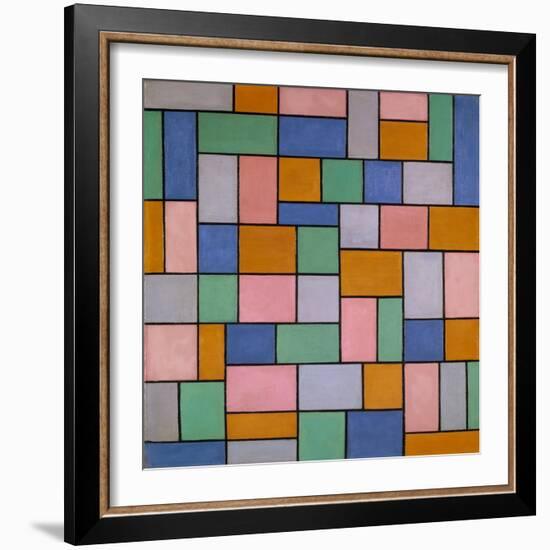 Composition in Dissonances, 1919-Theo Van Doesburg-Framed Giclee Print