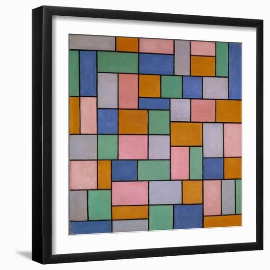 Composition in Dissonances, 1919-Theo Van Doesburg-Framed Giclee Print