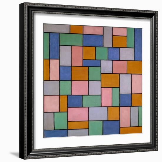 Composition in Dissonances, 1919-Theo Van Doesburg-Framed Giclee Print