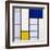 Composition in Half-Tones, 1928-Theo Van Doesburg-Framed Giclee Print