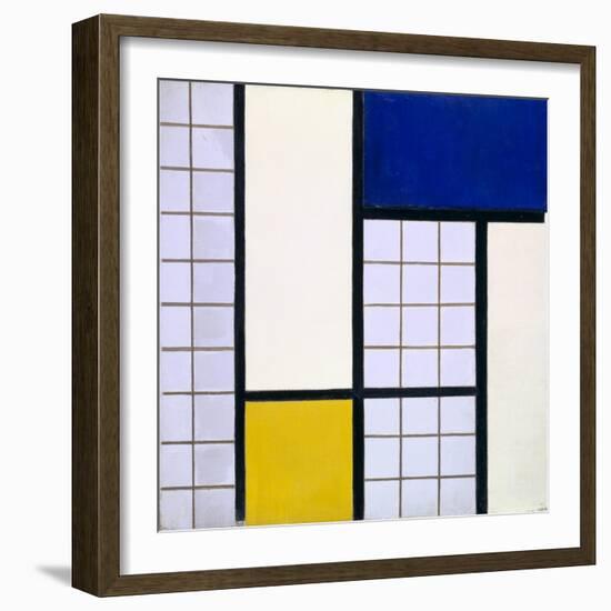 Composition in Half-Tones, 1928-Theo Van Doesburg-Framed Giclee Print