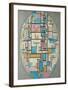 Composition in Oval with Color Planes 1, 1914-Piet Mondrian-Framed Art Print